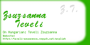 zsuzsanna teveli business card